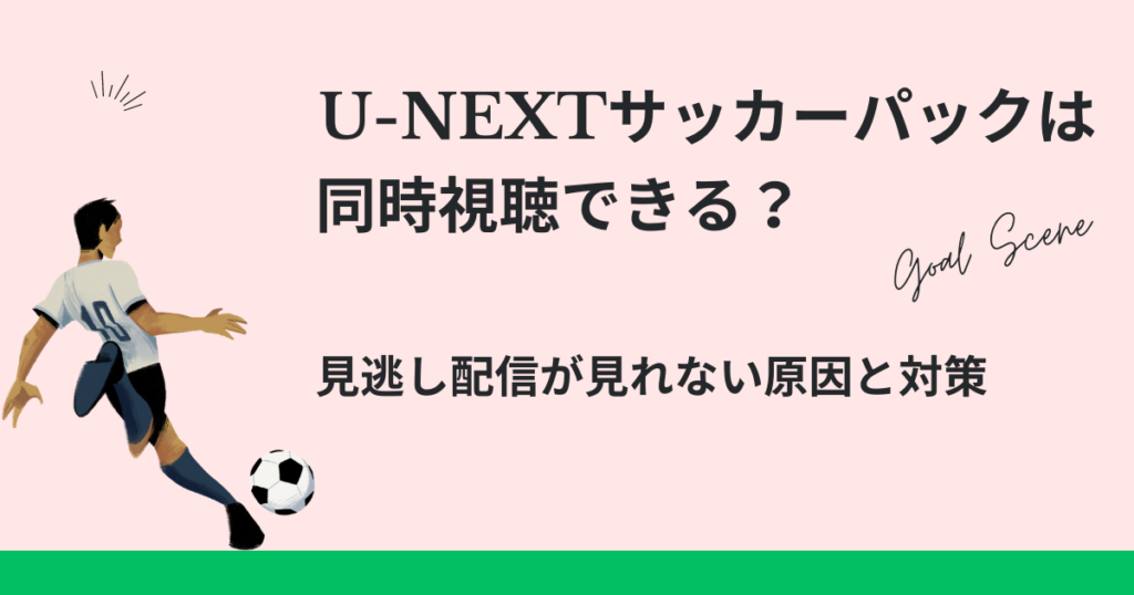 U-NEXTサッカーパックのイメージ画像